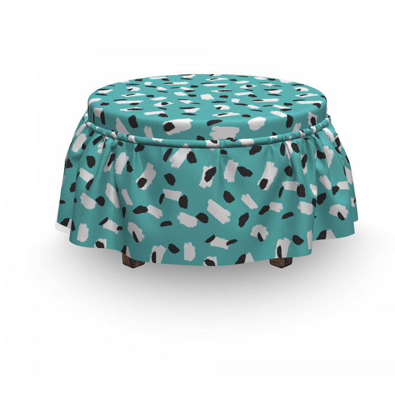 Box Cushion Ottoman Slipcover