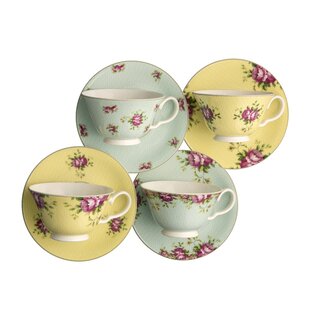 Archive Rose Teacup and Saucer Set