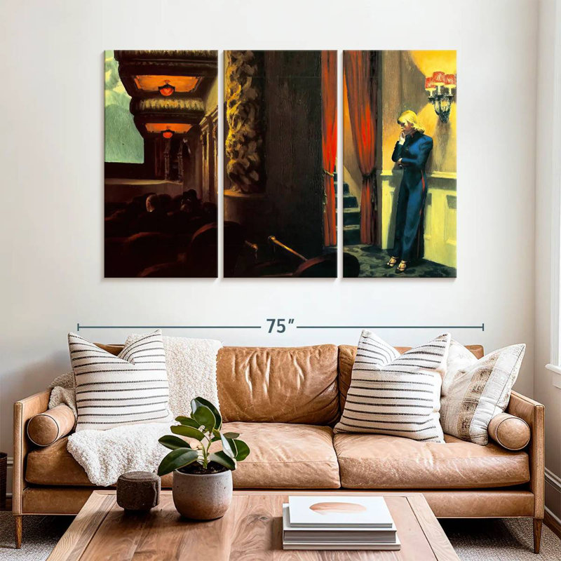 Leisha New York Movie, 42" H x 65" W