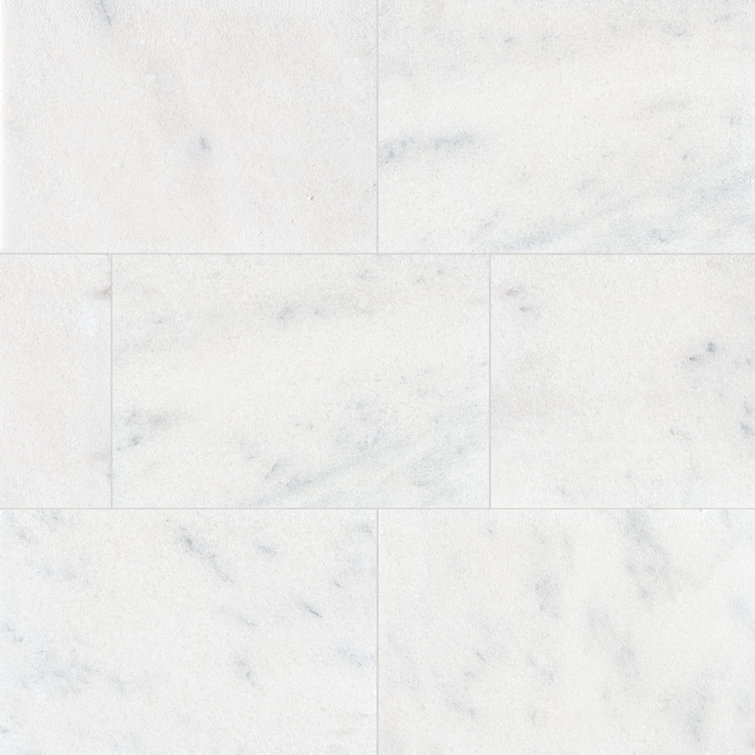 MSI Crystal White 3 cm. x 16 in. x 24 in. Sandblast Marble Paver Tile (2.66 sq. ft.)