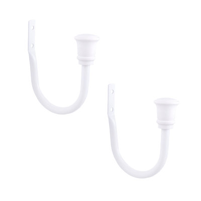 Kenney Trumpet Holdbacks for Curtains and Drapes, Set of 2