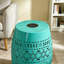 Table d'appoint SOLAR, couleur sarcelle