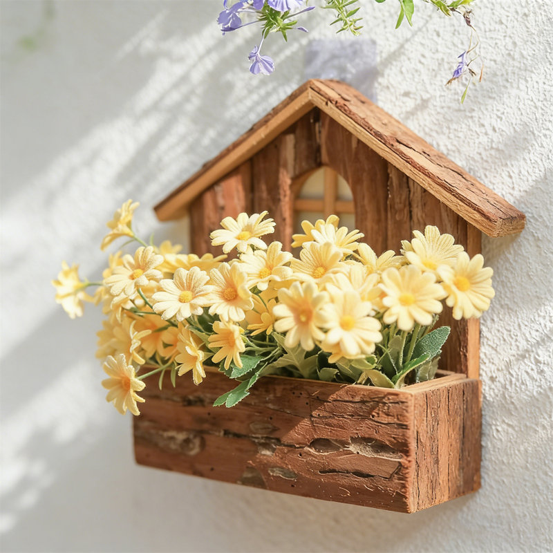 Wall-Mounted Artificial Flower
