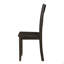 Ensemble de 2 chaises d'appoint en noyer patiné
