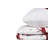 Christmas-Themed Single XL Quilt Cover Set, Claret Red & White, 61.0 x 79.0 inches | 65% Cotton / 35% Polyester, 120 Thread Count | Machine Washable, Button Closure Duvet & Envelope Pillowcase | Cozy Holiday Decor-402711438