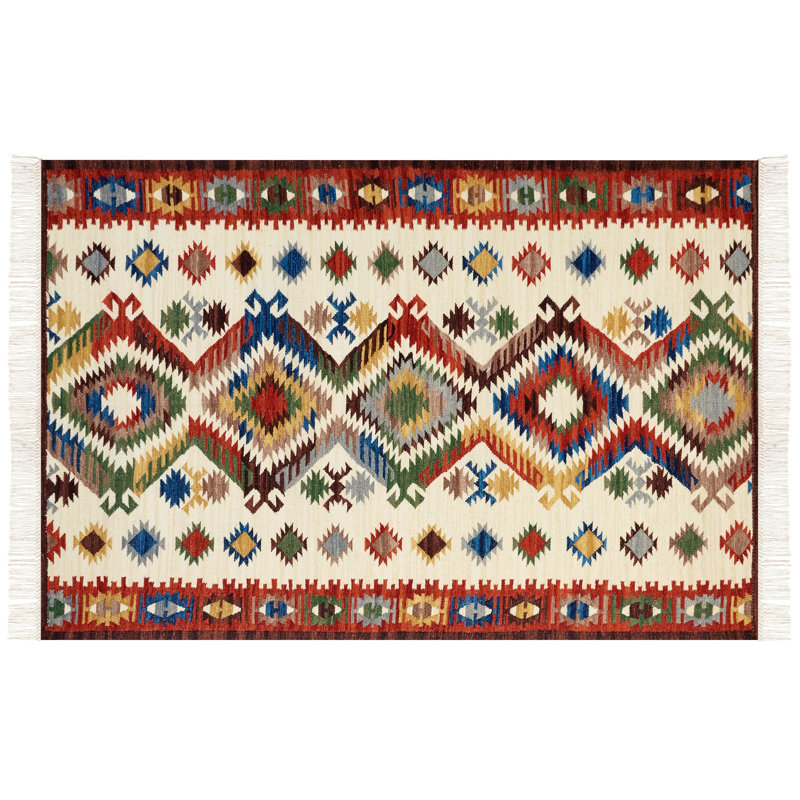 Richmute Southwestern Hand Woven Area Rug, Rectangle 200 x 300cm