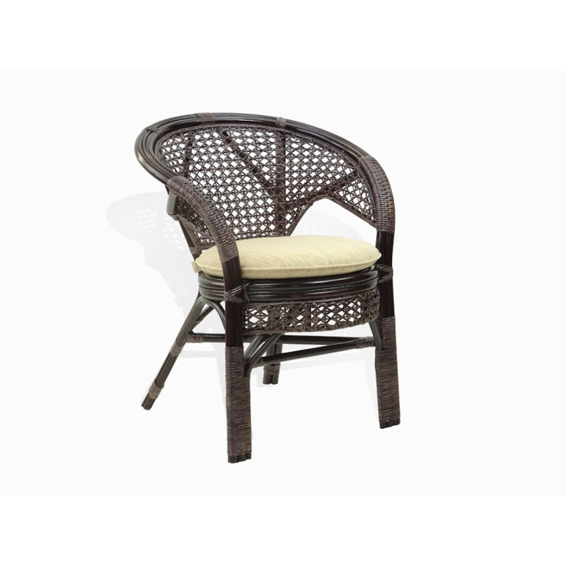 Fauteuil Clemensa, Marron foncé