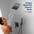 Male NPT Waterfall Shower Head With Handheld,Bathtub Shower Faucet With High Flow Wall Mount Tub Faucet,Single Handle Bathroom Tub Mixer Tap Hand Shower System With Curved Spout Commercial