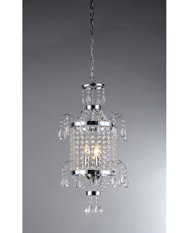 Lustree en cristal 2 lumières Rotan