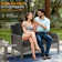 Allcot 2 - Person Outdoor Wicker Sofa with Glass Coffee Table, All Weather High Back Rattan Loveseat Couch with Comfy Cushions