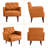 Faux Leather Armchair-1332716569