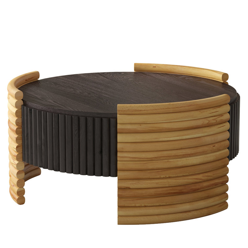 Table basse 31,50 "Modern, Marron foncé