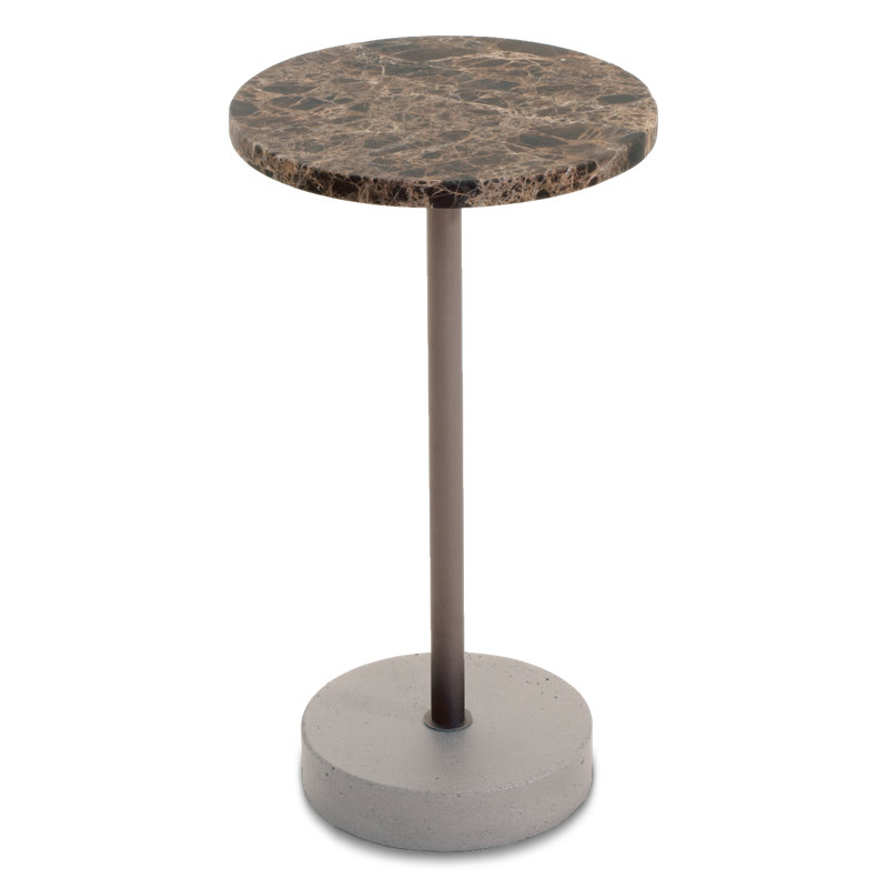 Table d'appoint Leshonda en brun impérial et bronze