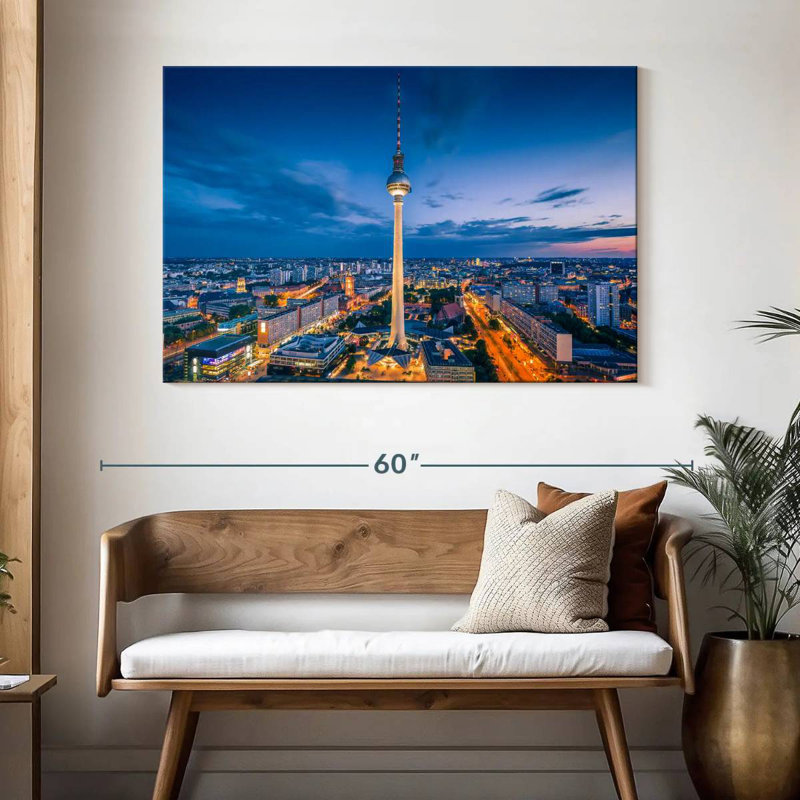 Rorry Alexanderplatz TV Tower, 32" H x 48" W