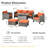 Harbin 5 - Person Patio Conversation Set with Cushions-553212831