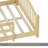 Full Montessori Floor Bed With Slats And Safety Guardrails, Solid Wood Floor Bed With Fence And Without Door, Easy Assemble Montessori Bed For Girls And Boys，Natural-822771067-822771070