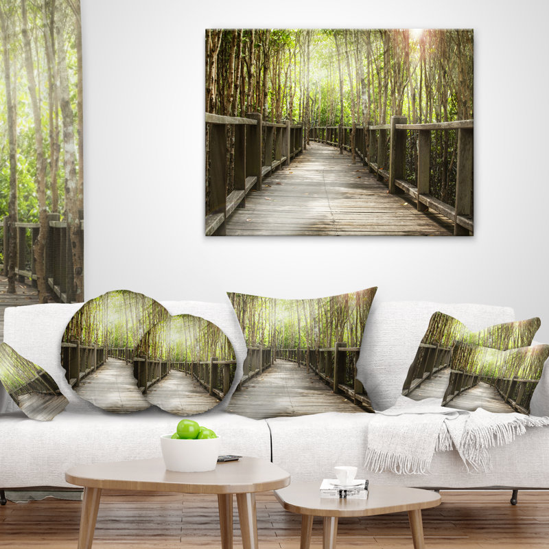 Coussin Landscape, Rectangulaire, 12 po x 20 po
