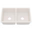 Évier de cuisine double bac 50/50 StoneCore couleur grès avec accessoires-136268635-136268640