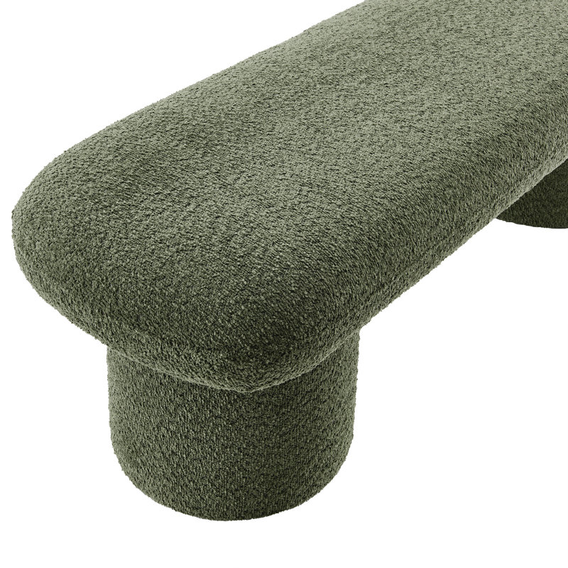 Banc en velours Orla Performance taupe, Sauge
