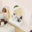 Coiffeuse murale avec port de charge, tiroirs, miroir et lumières tricolores-660400033