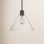 Agnew Single Light Glass Dimmable Pendant