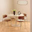 Round Metal Base Dining Table