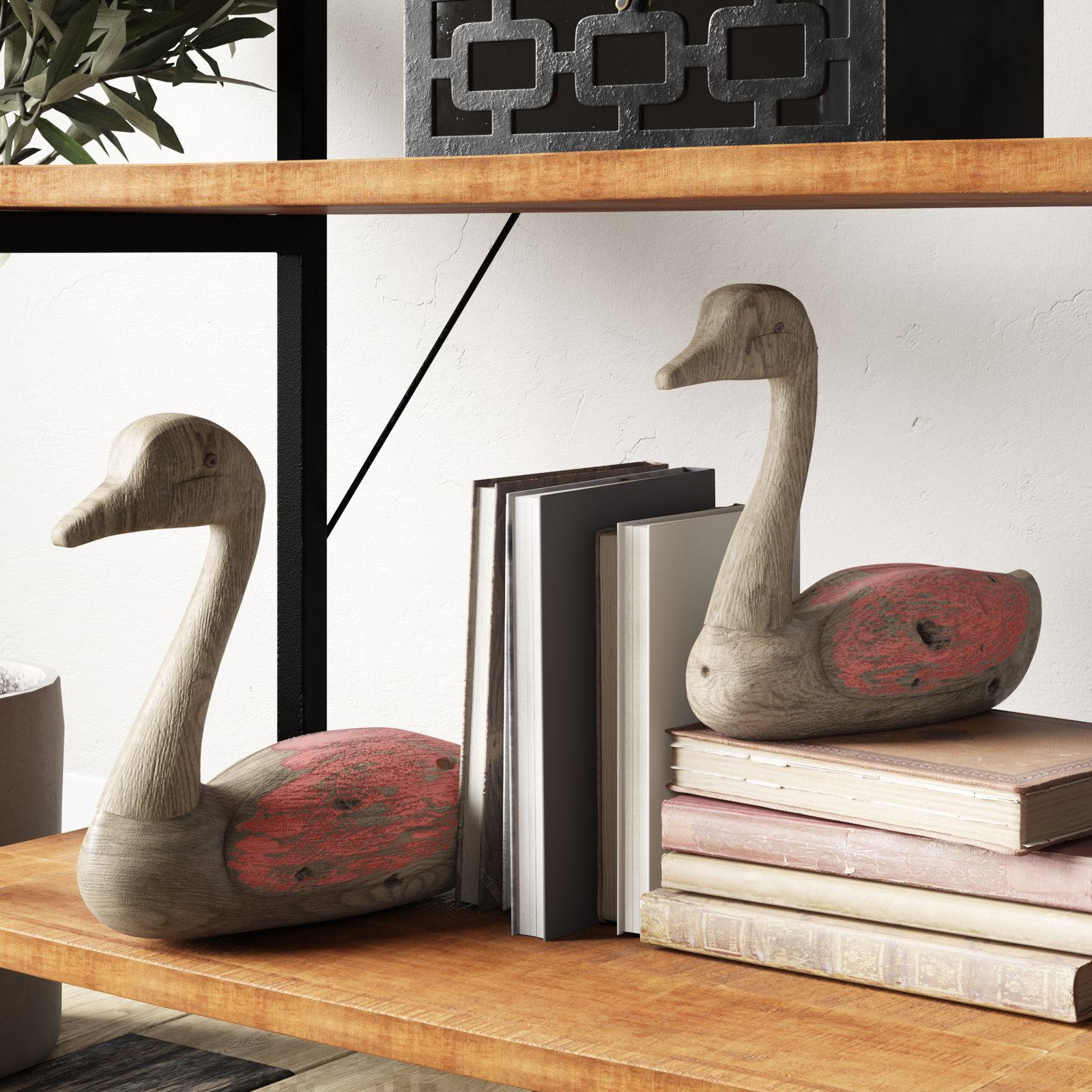 Fernet 2-Piece Sculpture, Red