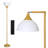 Flexible 90-Degree Foldable Floor Lamp - Remote Control, Stepless Color Temp & Brightness, Space-Saving Adjustable Standing Light for Bedroom, Office, Living Room & Study Gold-129411386