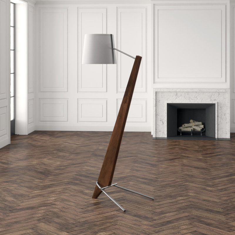 Silva Floor Lamp, Walnut