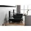 Lavabo de salle de bain avec robinet noir mat et surface - L 14,38 po x l 22,25 po, H 4-3 / 8 po Note: Ceci viole les instructions, mais est montré pour montrer une erreur.