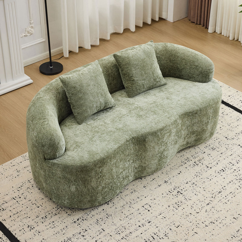 Canapé 67 po Pure Sponge, Vert
