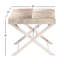 Tabouret de salon en acier inoxydable