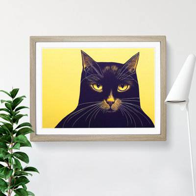Groovy Cat - Single Picture Frame Print