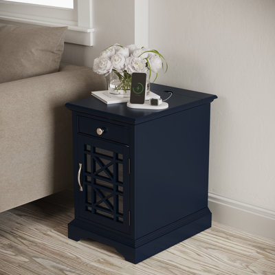 USB Charging Accent Cabinet