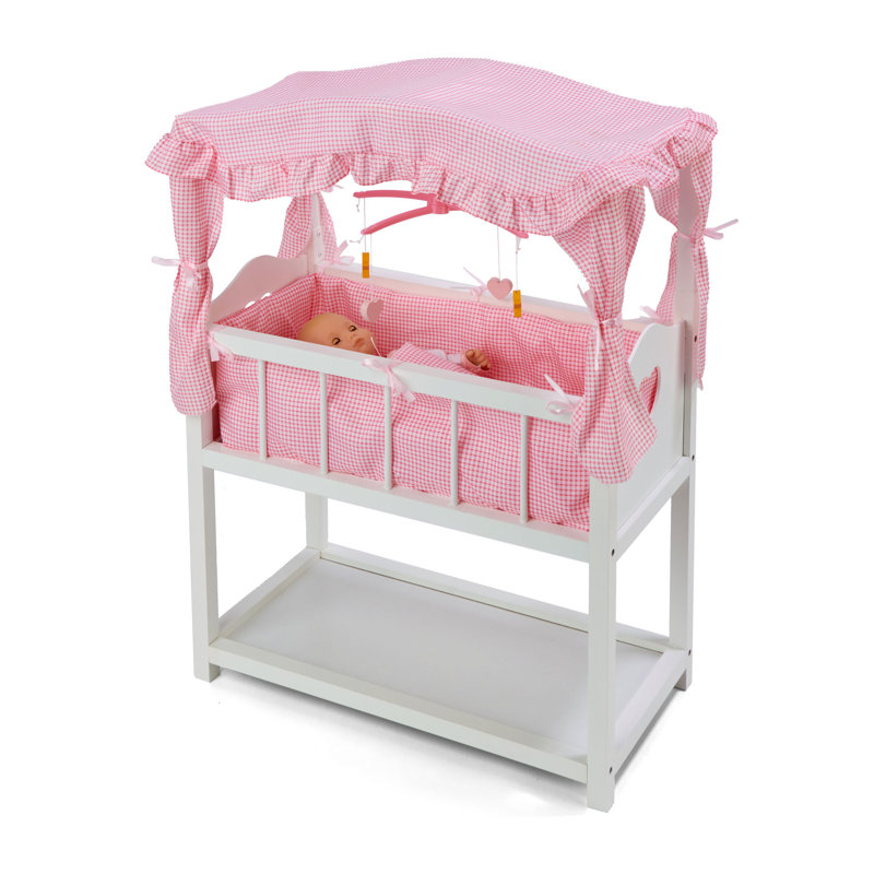 Doll Crib with Canopy