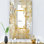 Capital Gold Botanical Bliss 5 - Miroir glamour - imprimé moderne