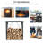 3Ft X 5Ft Metal Firewood Storage Shed - Weather- For Year-Round Use Black Galvanized Steel For All Seasons