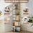 5 Tier 360°rotating Bookshelf Spinning Bookcase Corner Storage Organizer Bedroom Living Room-1441014340