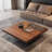Italian Minimalist Square Coffee Table-107266457