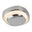 Pebble 8-in Silver dimmable LED Wall Sconce-127753473