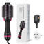Séchoir à cheveux avec brosse à air chaud à double tension et baril ovale 2,95 po
