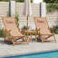 6-2 Polyester/Polyester Blend Camping / Beach Folding Chair Folding Chair Set-105676285