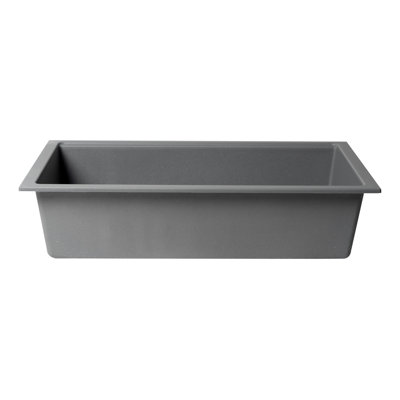 33.86'' L Single Bowl Granite Kitchen Sink