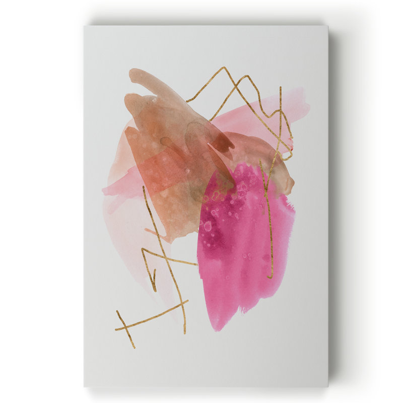 «Rose Edge II», reproduction d'art sur toile, H 12 po x l 8 po x P 1 po, Toile tendue