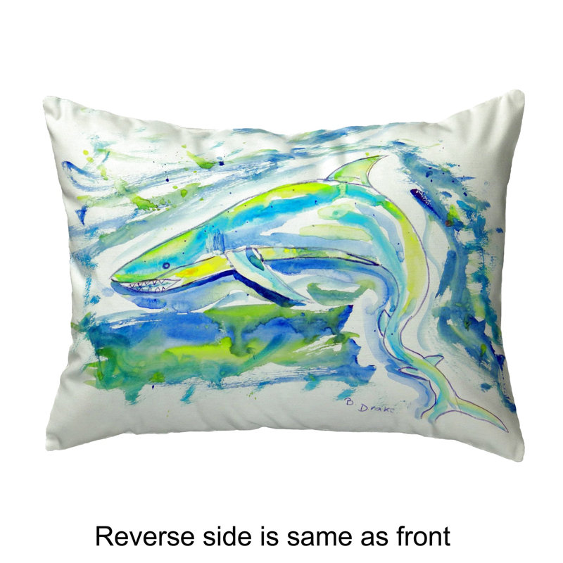 Outdoor Reversible Throw Pillow