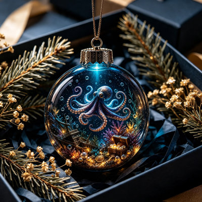 Boules de Noël transparentes de 8 cm avec lumière DEL, boule de Noël en forme de bonhomme de neige, boule pour décorer l'arbre de Noël