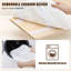Lit mural double pour chat, tablette flottante en bois naturel avec 2 coussins blancs moelleux, plateforme de couchage murale surélevée pour chatons et chats adultes