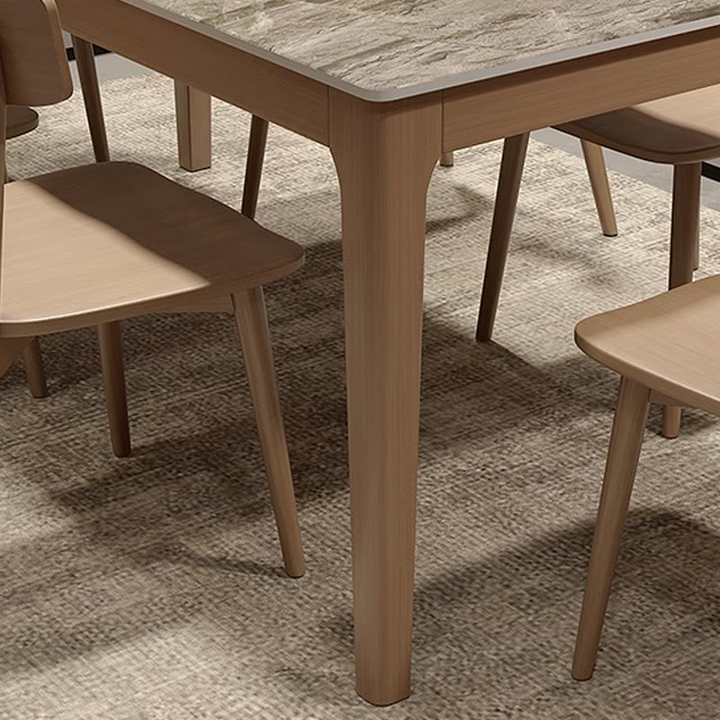 Table rectangulaire en bois massif, H 29,92 po x L 63 po x l 35,43 po