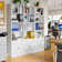 Fellsburg 6-Tier Bookshelf Set, 2-Pciece 70 Inch Tall Bookcase with Barn Door, Freestanding Wood Storage Shelf Display Shelf