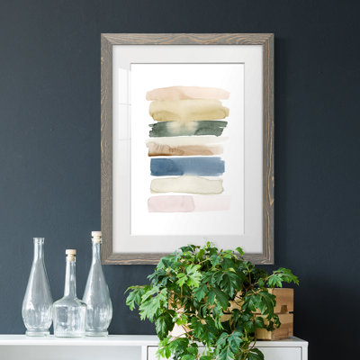 " Faint Swatches II " Painting Print